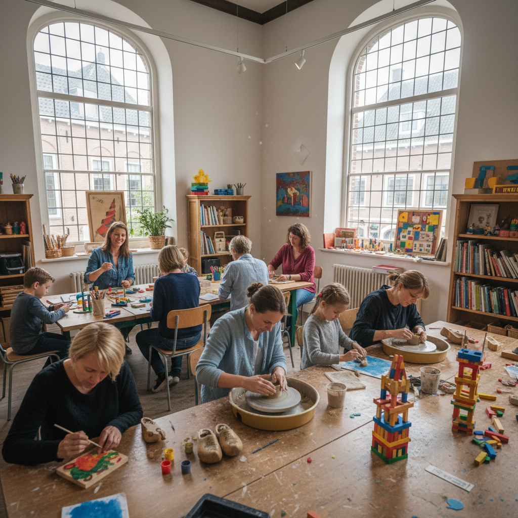 Creatieve en leerzame workshops binnen