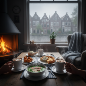 Culinaire ervaringen tijdens slecht weer