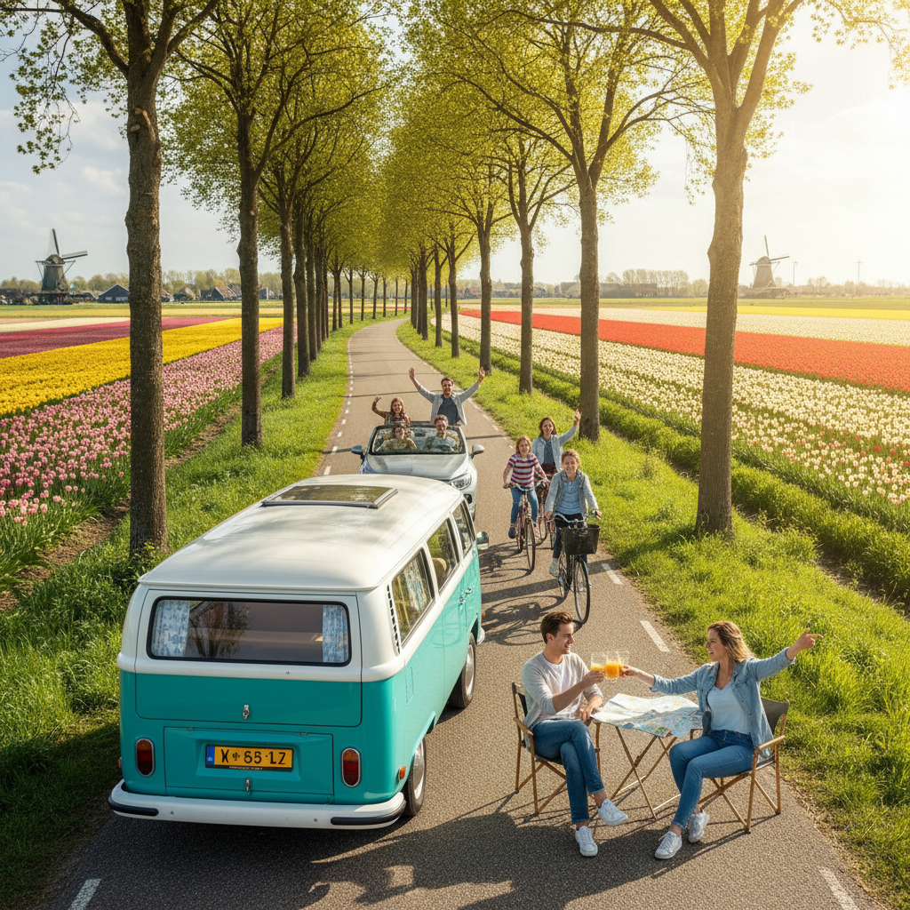 Populaire roadtrip routes in Nederland