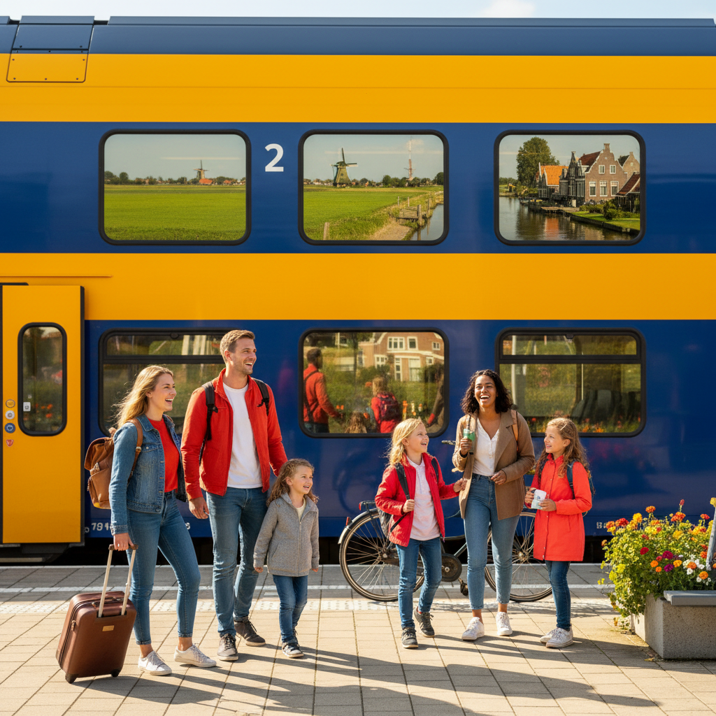 Dagje uit met de trein in Nederland