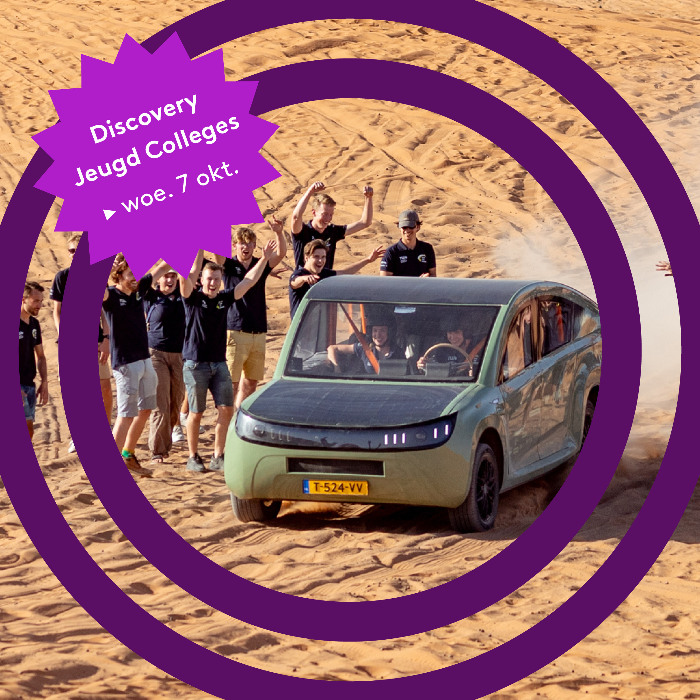 Discovery Jeugd College: Kun je in 1 jaar een auto ontwerpen die rijdt op energie van de zon?