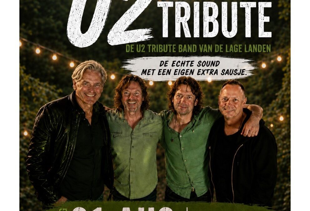 De U2-tributeband van de Lage Landen – met de échte sound én een eigen sausje! See it. Hear it. Love it.
