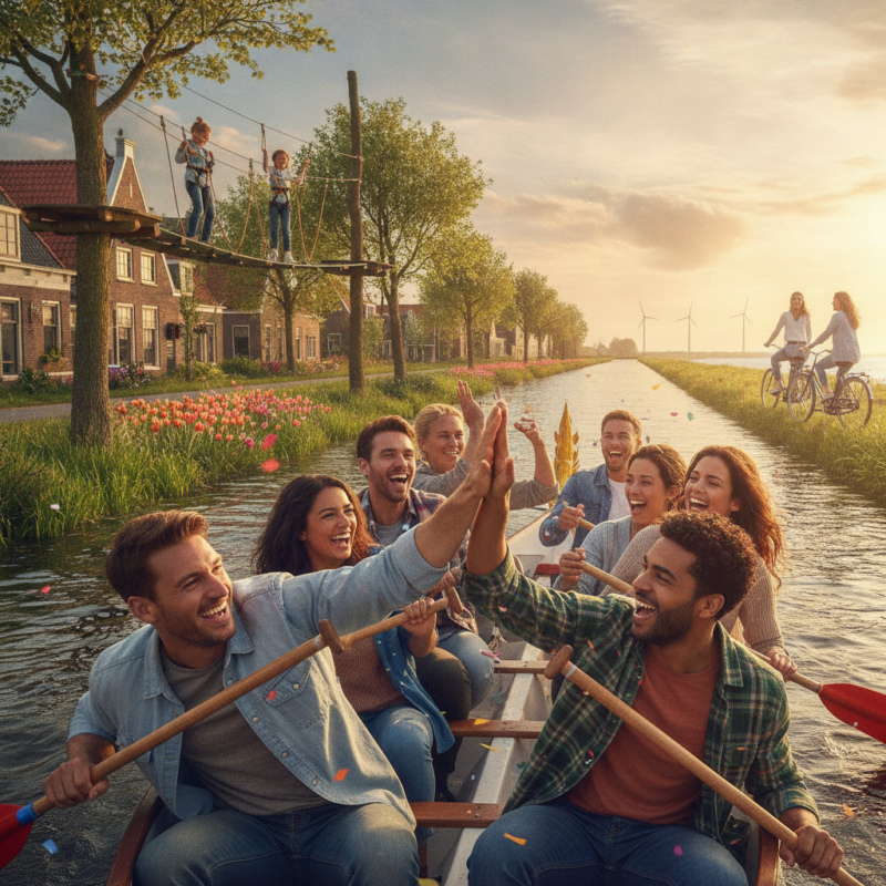 Actieve teamuitjes voor een energieke