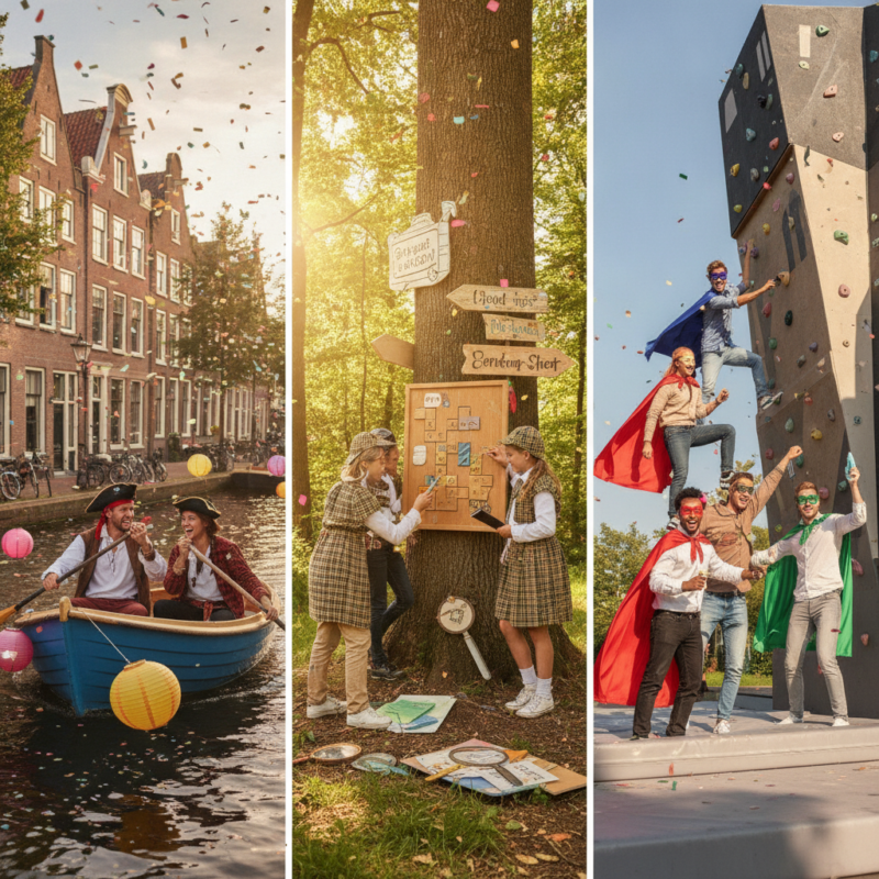 De leukste activiteiten voor teamuitjes met een thema