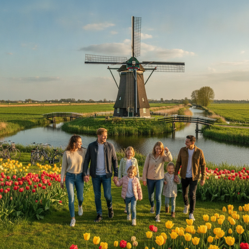 Dagje uit naar een molen in Nederland
