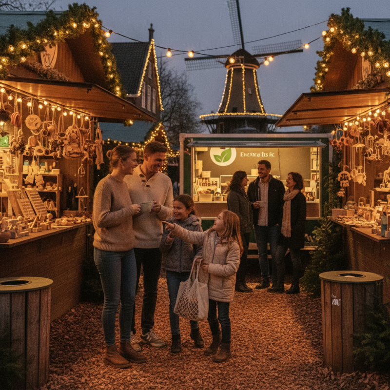 Duurzaamheid op kerstmarkten