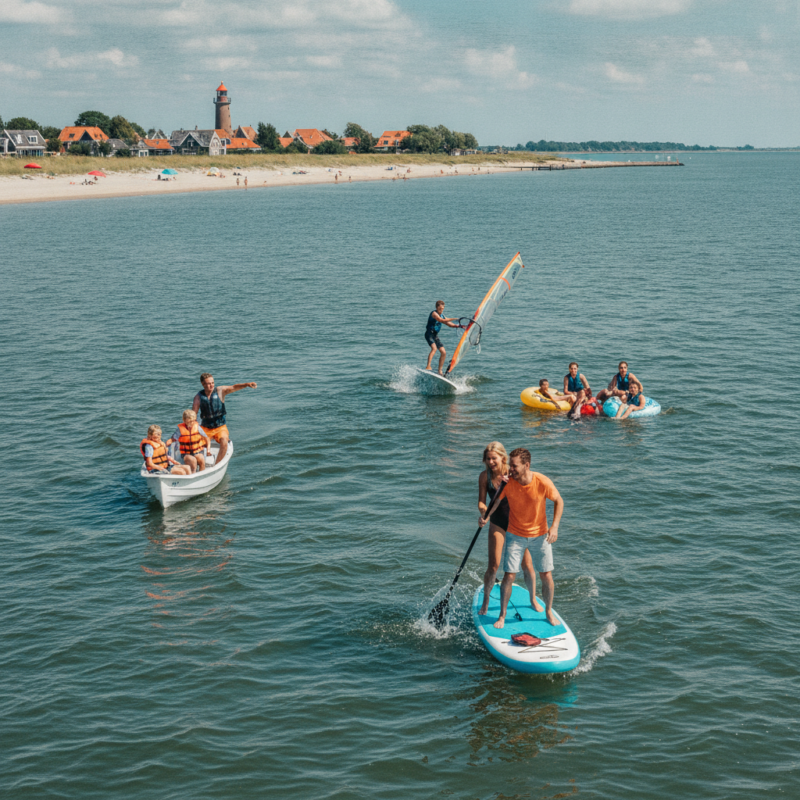 Wateractiviteiten aan het IJsselmeer
