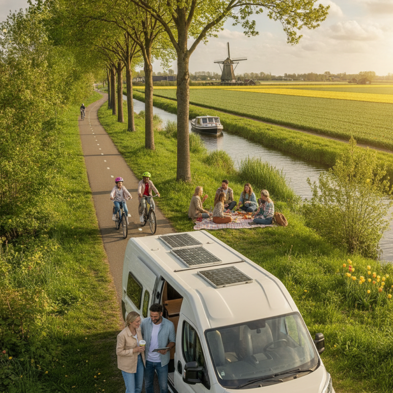 Eco-vriendelijk reizen met de camper