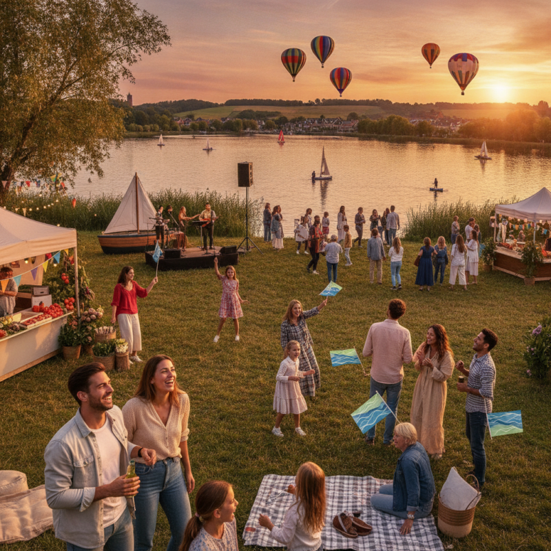 Lokale evenementen en festivals rondom de Maasplassen